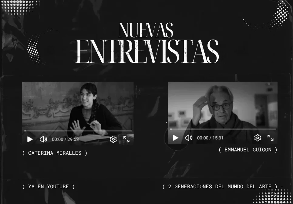 Caterina Miralles y Emmanuel Guigon nos hablan de arte, arquitectura y futuro. 2 nuevas entrevistas imperdibles.
